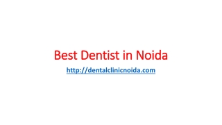 Best Dentist in Noida