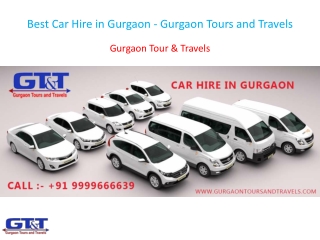 Best Car Hire in Gurgaon - Gurgaon Tours and Travels