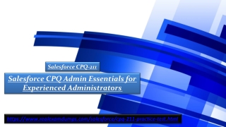 Download CPQ-211 Exam Dumps Questions & Answers - CPQ-211 dumps Real Dumps