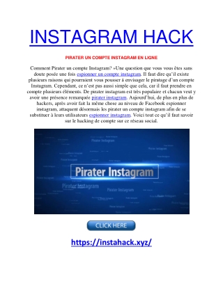 Pirater Instagram Espionner Un Compte Instagram 2019