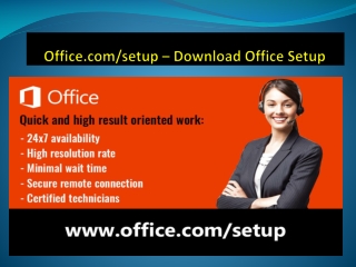 www.office.com/setup | Install Office Setup with Product Key