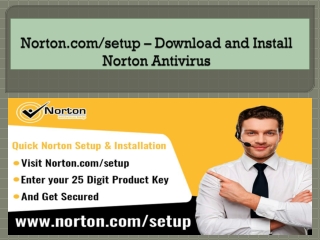 www.norton.com/setup - Redeem Norton Activation Key