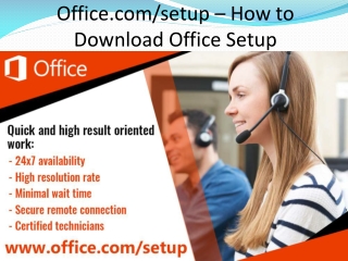 office.com/setup - How to Download Microsoft Office Setup