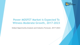 Global Power MOSFET Market
