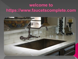 What are kitchen sink undermount and bathroom faucets?