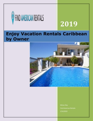 Enjoy Vacation Rentals Caribbean by Owner