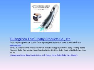 Automatic inhaling baby hair clipper