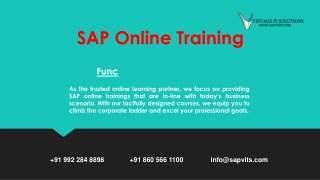 SAP Training Center in Pune | SAP PPT | SAP Course in Pune with course fees