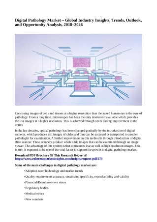 Digital Pathology Market – Global Industry Insights, Trends, Outlook, and Opportunity Analysis, 2018–2026