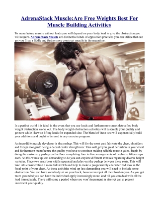 Purchase AdrenaStack MUSCLE BUILDER TODAY