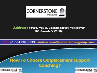 How To Choose Outplacement Support Coaching?