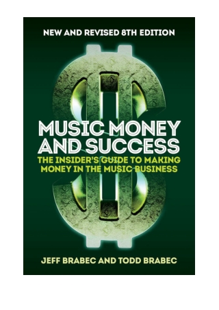 [PDF] Music Money and Success 8th Edition by Brabec, Jeff & Brabec, Todd