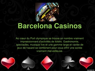 Barcelona Casinos, the tyler group barcelona