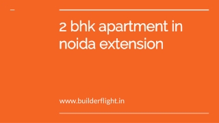 2 bhk apartment in noida extension