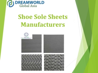 Shoe Sole Sheets Manufacturers