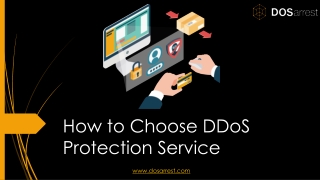 How to Choose DDoS Protection Service