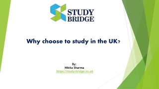 Experience life changing learning with Study Bridge UK