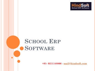 School Erp Software