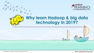 Why learn Hadoop & big data technology in 2019?