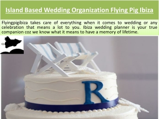Island Based Wedding Organization Flying Pig Ibiza