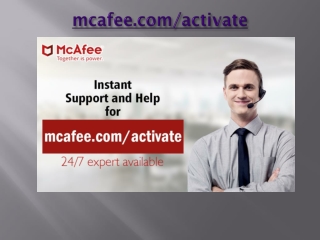 mcafee.com/activate - Download and Install McAfee