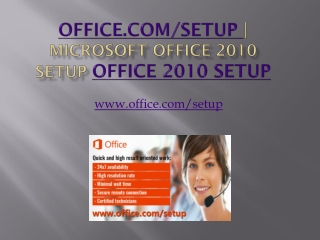 office.com/setup – Microsoft Office 2010 Setup | Install Office 2010