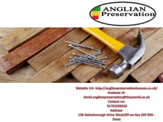 Dry & Wet Rot Specialists in ESSEX -Anglian Preservation