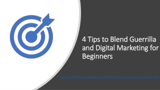 4 Tips to Blend Guerrilla and Digital Marketing for Beginners