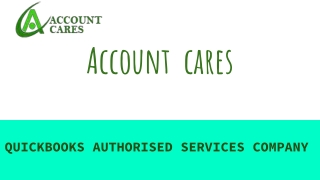 Every quickbooks issues and services provide by Account cares company