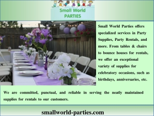 smallworldparties Online Presentations Channel