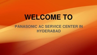 panasonic ac service center in hyderabad