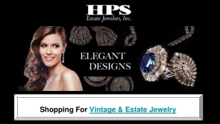 Shopping For Vintage & Estate Jewelry