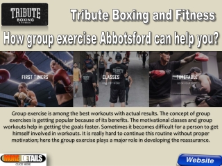 How group exercise Abbotsford can help you?
