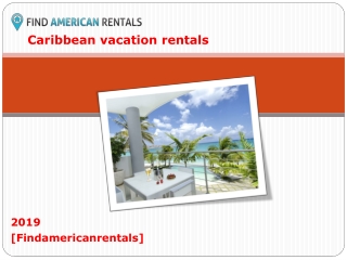 Caribbean vacation rentals