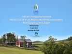 GAS LP: Energ a Excepcional Rol del Gas LP en el An lisis del efecto invernadero XXVI Congreso de la AIGLP