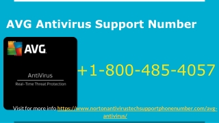 AVG Antivirus Support Number 1-800-485-4057