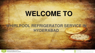Whirlpool Refrigerator Service In hyderabad
