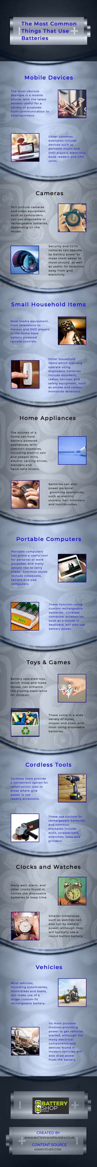 The Most Common Things That Use Batteries