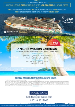 Travel agency in dubai | caribbean cruises
