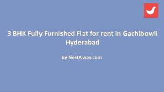 Rent a House in Gachibowli Hyderabad without broker