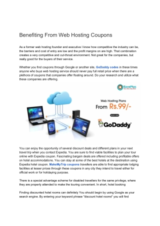 Benefiting From Web Hosting Coupons