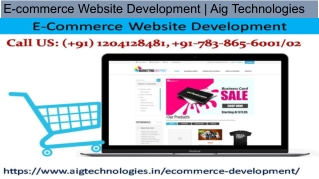 E-commerce Website Development Services In Noida, Delhi, India Gurgaon