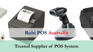 RubiPOS- Supplier of POS SYSTEM