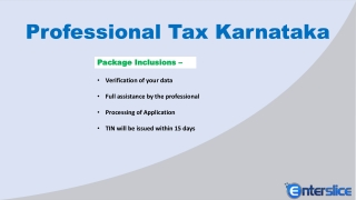 Tax Registration Karnataka Your Way to Success - PPT