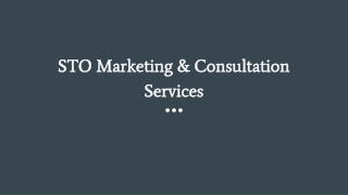 STO Marketing & Consultation Services