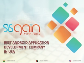 Get the best Android application development in USA | SISGAIN