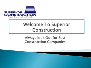 Construction Management Services | construction companies california