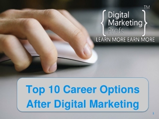 Top 10 Career Option After Digital Marketing