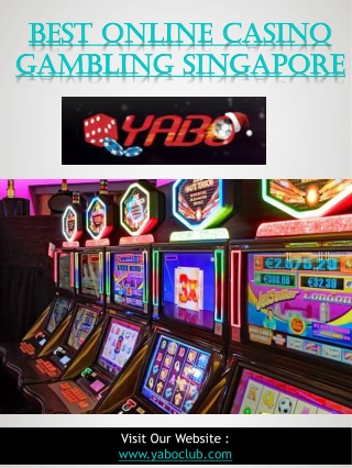 Best Online Casino Gambling Singapore