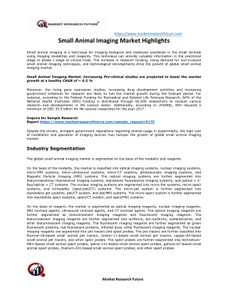 Small Animal Imaging Market Research Report – Forecast to 2023